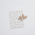 Flower Nail Art Stickers With Rhinestone Details – Korean nail care (view 1)
