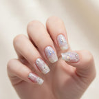 Butterfly Nail Art Sticker Sheet With Rhinestones – Korean nail care (view 3)