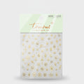 Gold Star Crystal Nail Sticker Set