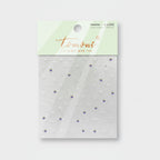 Purple Flower Crystal Nail Art Stickers
