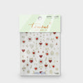 Red Heart Rhinestone Nail Art Stickers