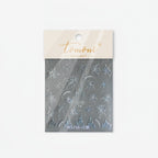Fireworks Nail Art Stickers Silver Glitter Castle Theme – Korean nail care (view 1)