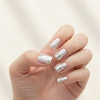 Celestial Star Nail Art Sticker Sheet Silver