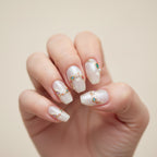 Colorful Beaded Nail Art Sticker Sheet Set – Korean nail care (view 3)