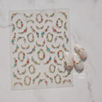 Colorful Beaded Nail Art Sticker Sheet Set – Korean nail care (view 2)