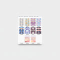 Nail Art Sticker Strips Colorful Collection Pack