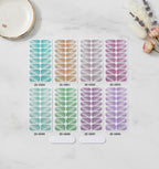 Glitter Ombre Nail Wraps Set – Korean nail care (view 2)