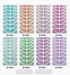 Glitter Ombre Nail Wraps Set – Korean nail care (view 1)