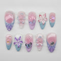 Floral 3D Nail Art Sticker Set – Korean beauty tool (view 1)