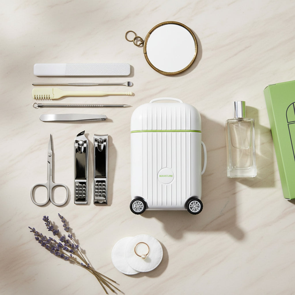 Portable Manicure Kit With Nail Clippers And Tools – Korean nail care (view 3)