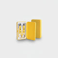 Yellow Nail Care Kit With Scissors And Nail File