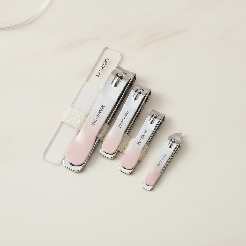 Manicure Set With Nail Clippers & File – Korean nail care (view 2)