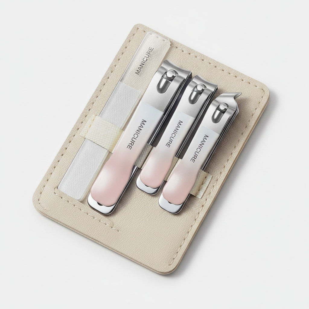 Manicure Set With Nail Clippers & File – Korean nail care (view 1)