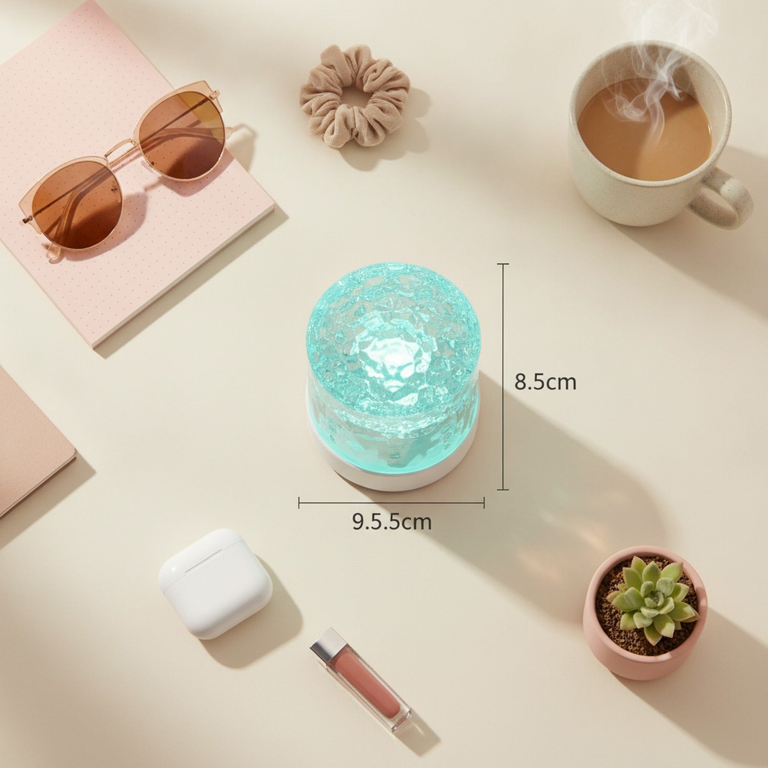 Crystal Water Light-Up Desk Lamp