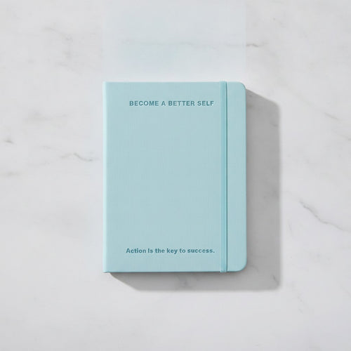 "Todo List" Motivational Square Notebook - Daily Planner Blue