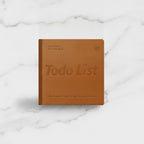Todo List" Motivational Square Notebook - Daily Planner Caramel – stationery (view 2)