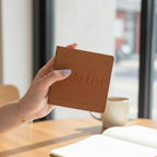 Todo List" Motivational Square Notebook - Daily Planner Caramel – stationery (view 3)