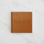 "Todo List" Motivational Square Notebook - Daily Planner Caramel