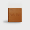"Todo List" Motivational Square Notebook - Daily Planner Caramel