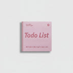 "Todo List" Motivational Square Notebook - Daily Planner Notebook Pink