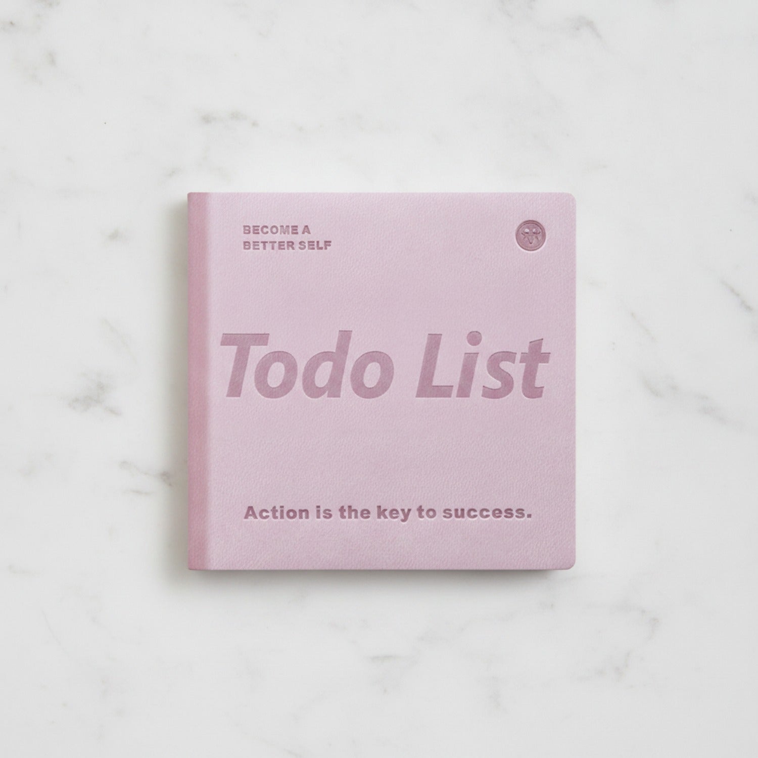 "Todo List" Motivational Square Notebook - Daily Planner Notebook Purple