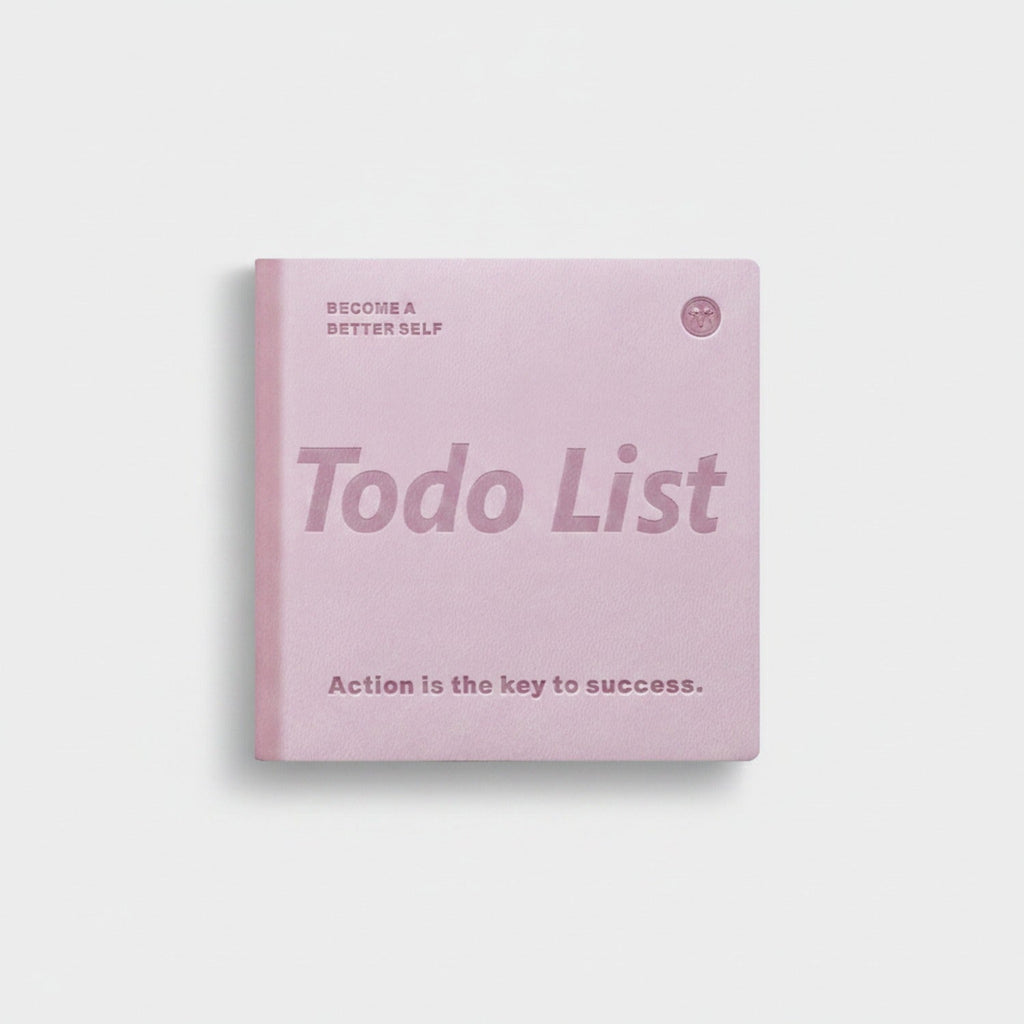 "Todo List" Motivational Square Notebook - Daily Planner Notebook Purple
