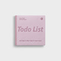 "Todo List" Motivational Square Notebook - Daily Planner Notebook Purple