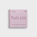 "Todo List" Motivational Square Notebook - Daily Planner Notebook Purple