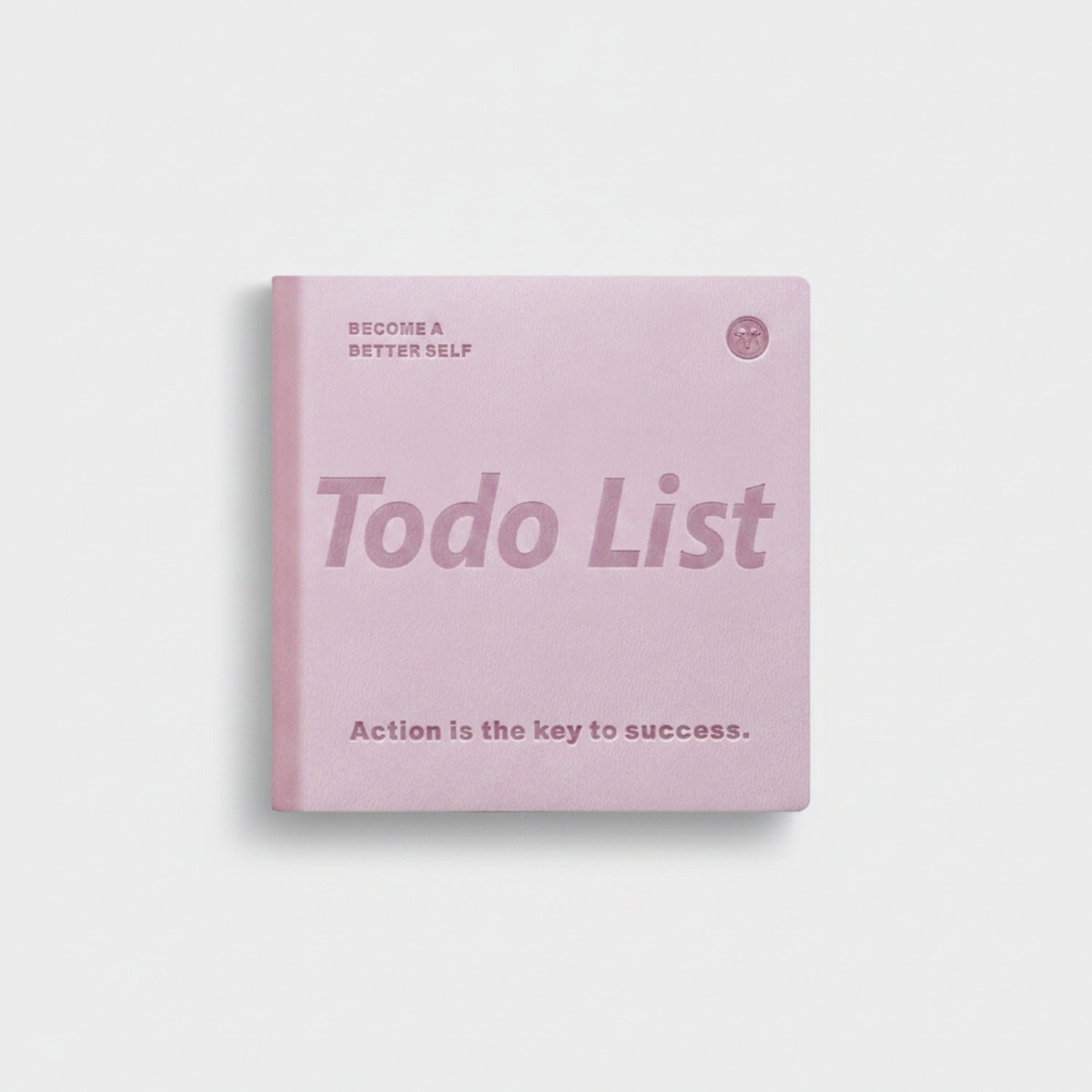 "Todo List" Motivational Square Notebook - Daily Planner Notebook Purple