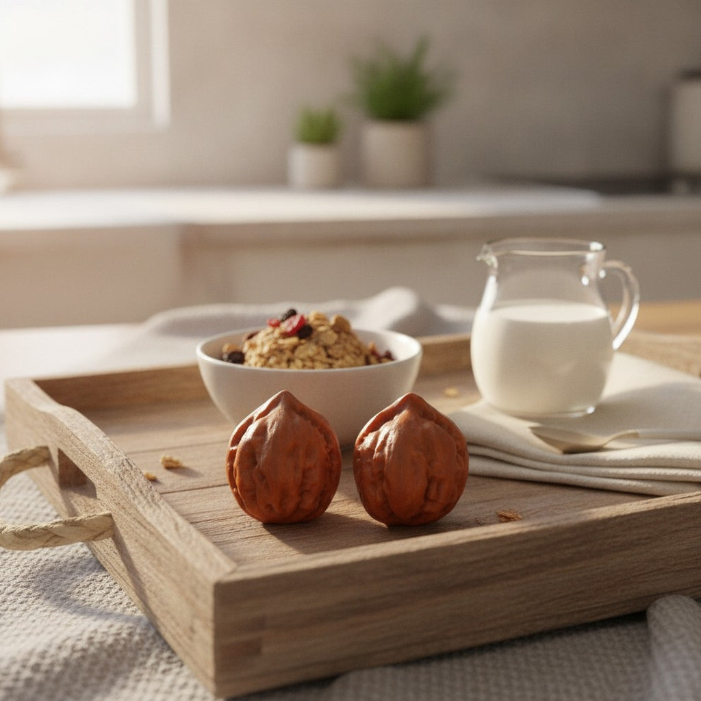 Polished Walnut Pair – novelty & toys (view 2)