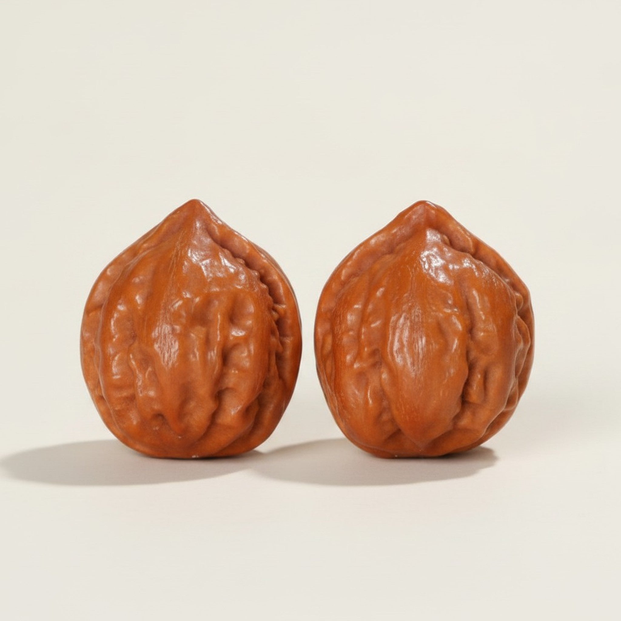 Polished Walnut Pair – novelty & toys (view 1)