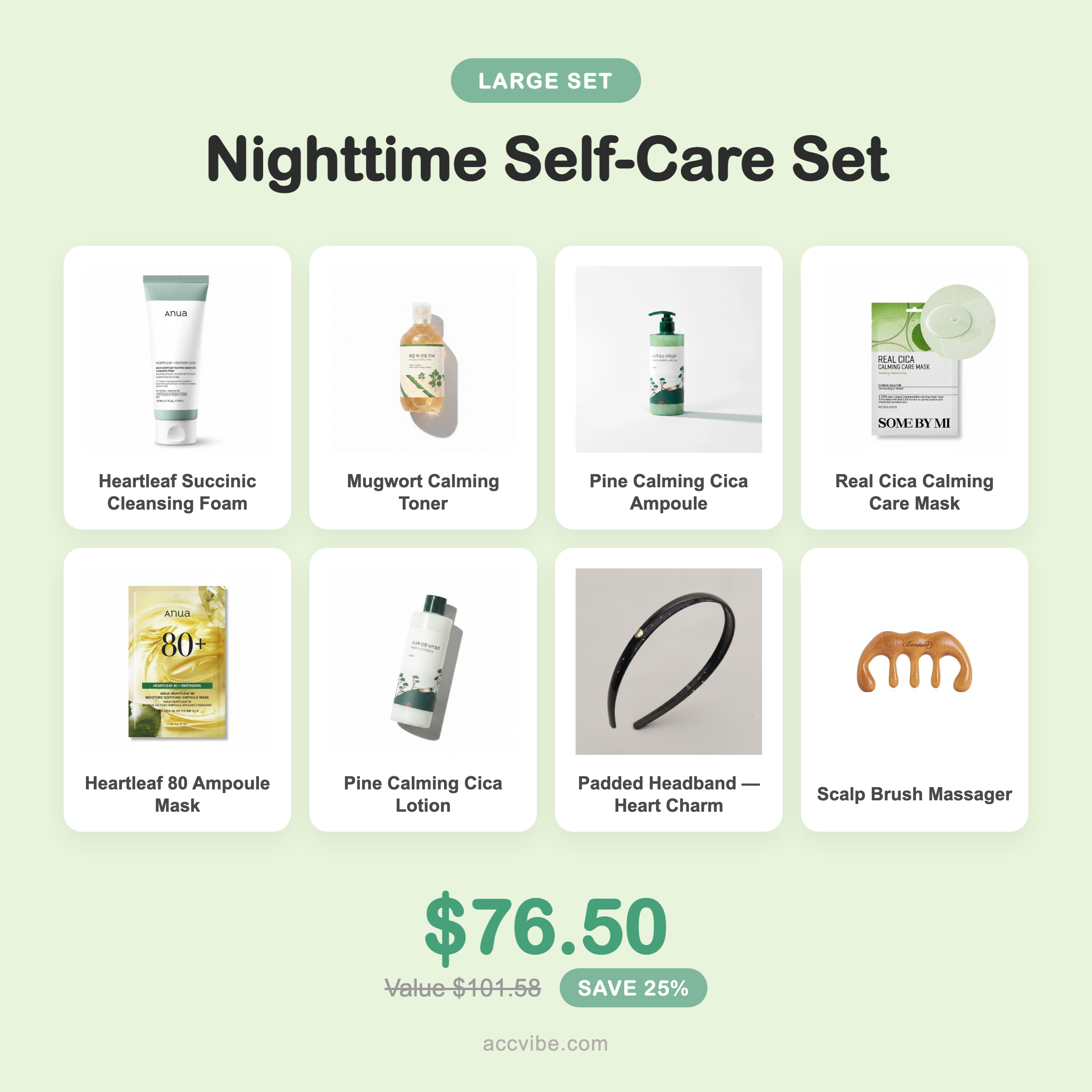 Nighttime Self-Care Set — Large – bundle (view 1)
