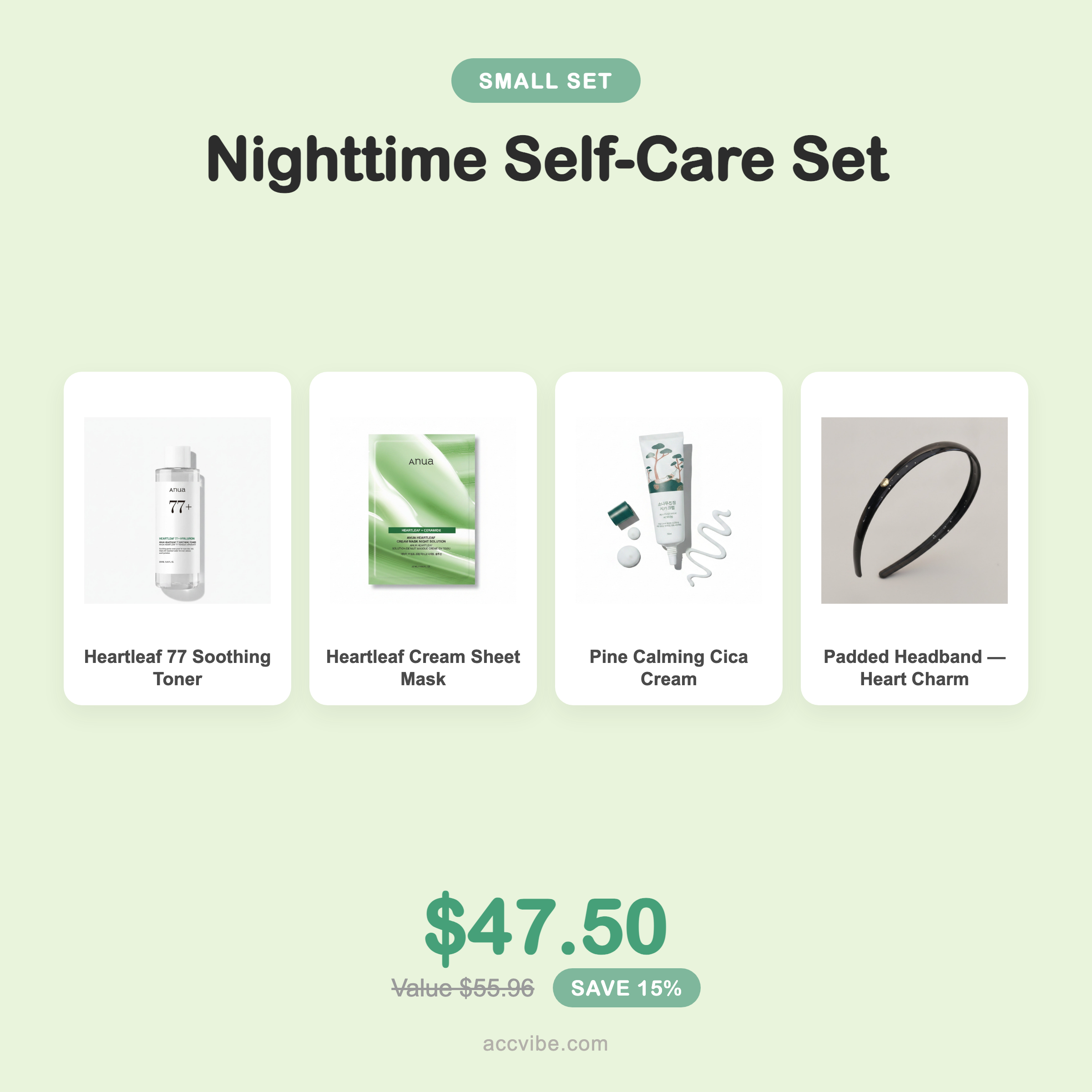 Nighttime Self-Care Set — Small – bundle (view 1)