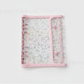 Star Ring Binder with Snap Closure - Light Pink Outer Shell + A5 Six-Hole Two-Grid PP Inner 10 Sheets – stationery (view 1)
