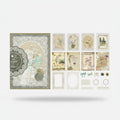 Vintage Lace Flower Letter Writing Set With Wax Seal – stationery (view 1)