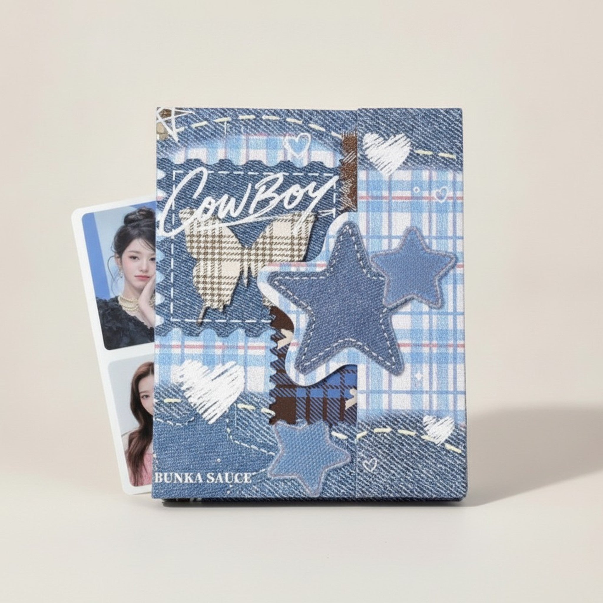 Cowboy Star Irregular Shaped Card Album – stationery (view 1)