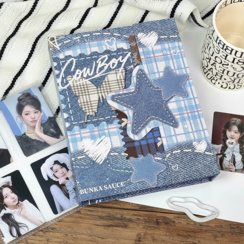Cowboy Star Irregular Shaped Card Album – stationery (view 2)