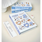 Cute Cartoon Puppy & Friends A5 Ring Binder – stationery (view 1)