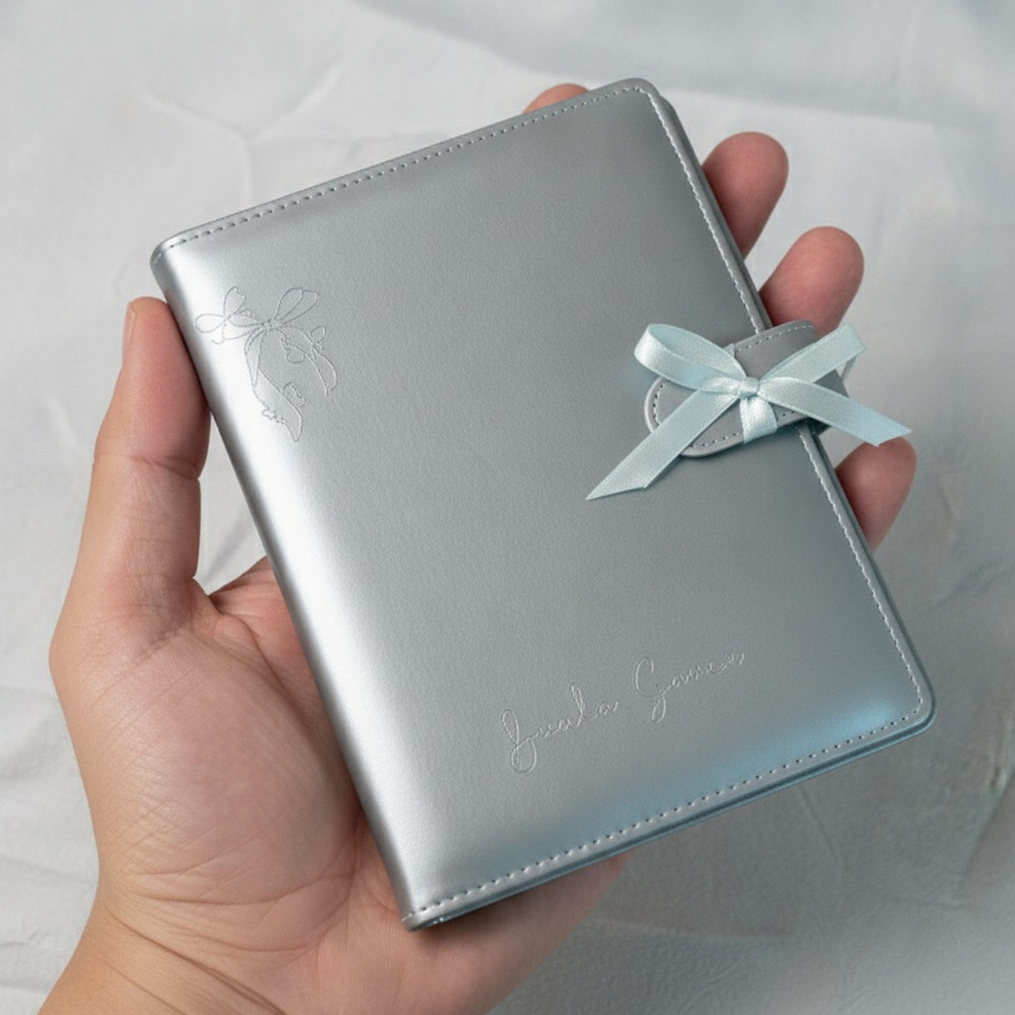 Guala Gaman Embossed Planner with Ribbon Closure – stationery (view 3)