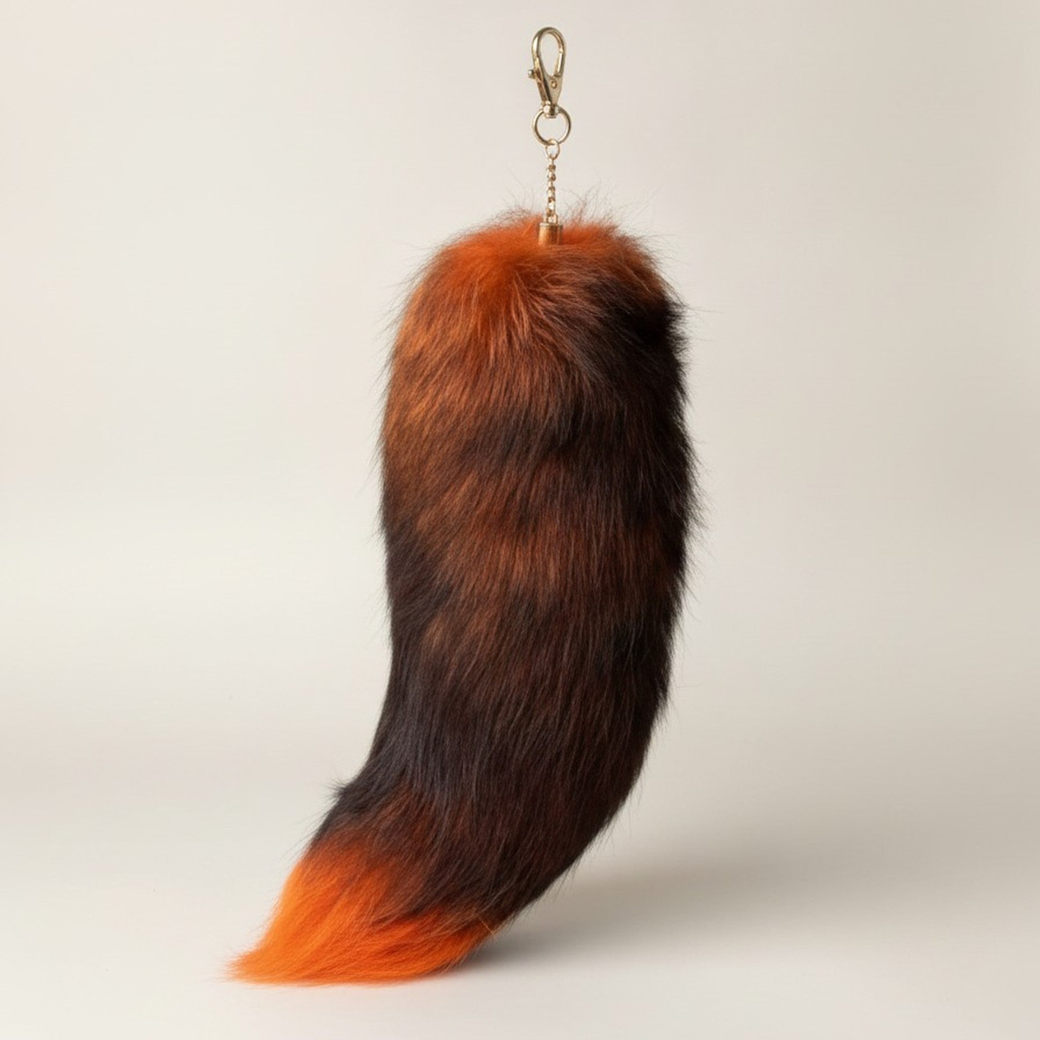 Fluffy Fox Fur Bag Charm – bags & wallets (view 3)