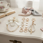 Elegant Pearl Bag Charms Keychains – bags & wallets (view 3)