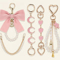 Kawaii Pink Gold Bag Charm Set – bags & wallets (view 1)