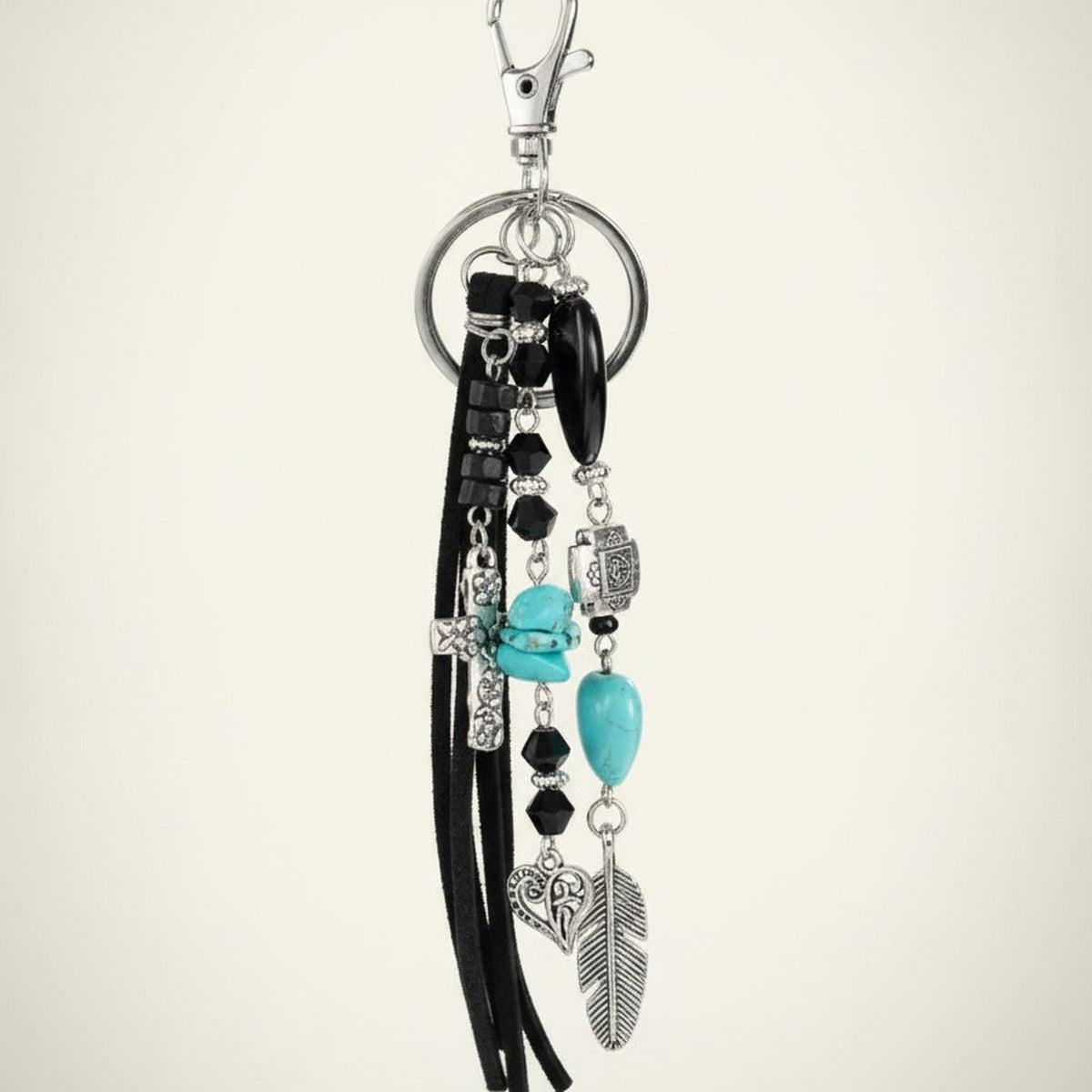 Western Horseshoe Star Tassel Bag Charm – bags & wallets (view 2)