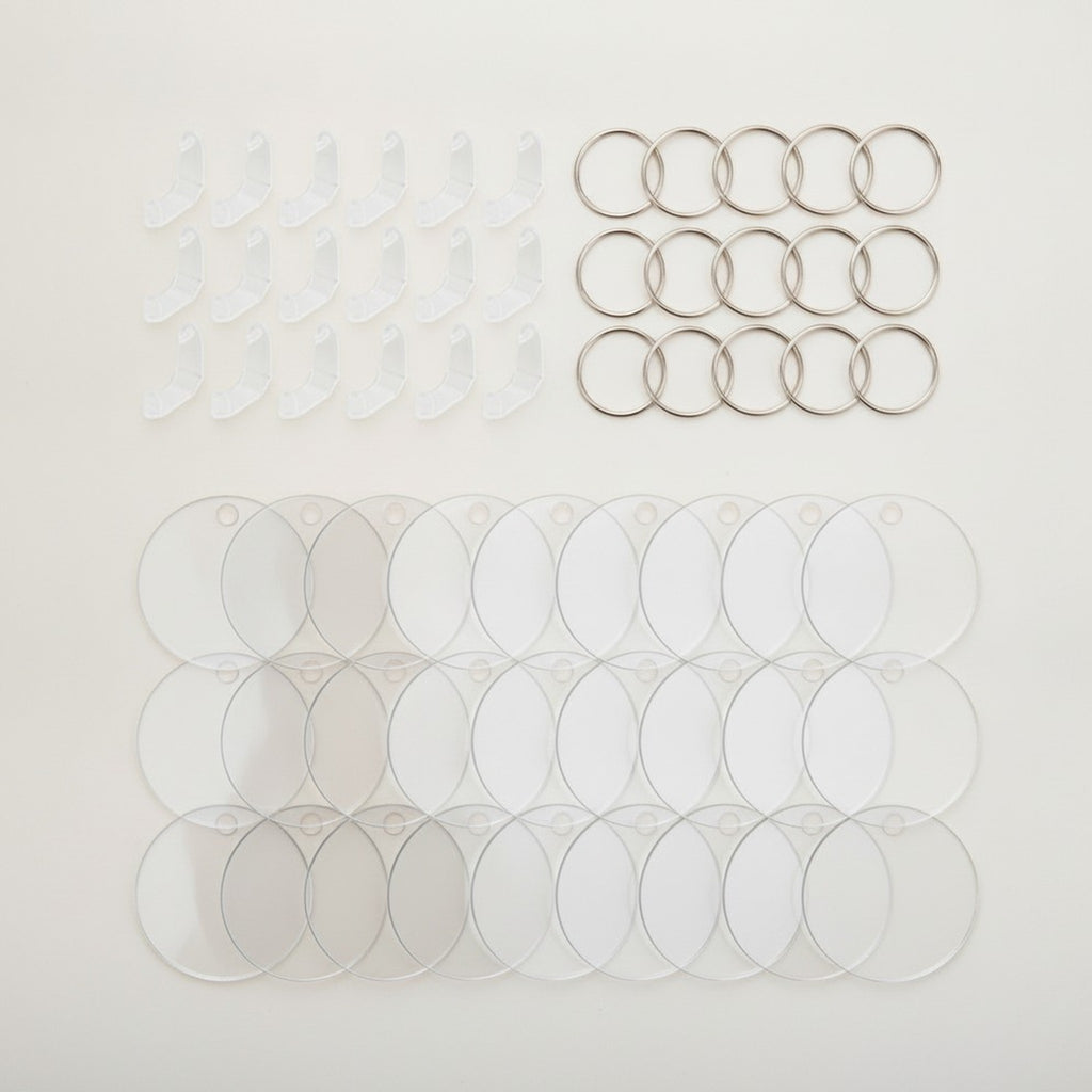 Clear Acrylic Keychain Making Kit – apparel accessories (view 1)