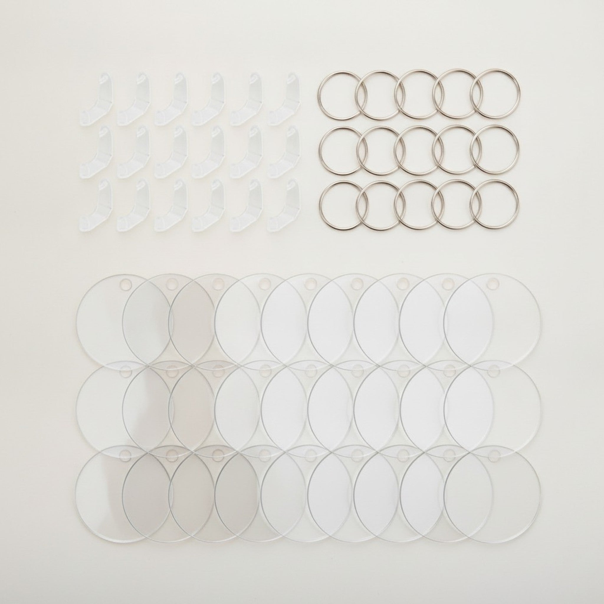 Clear Acrylic Keychain Making Kit – apparel accessories (view 1)