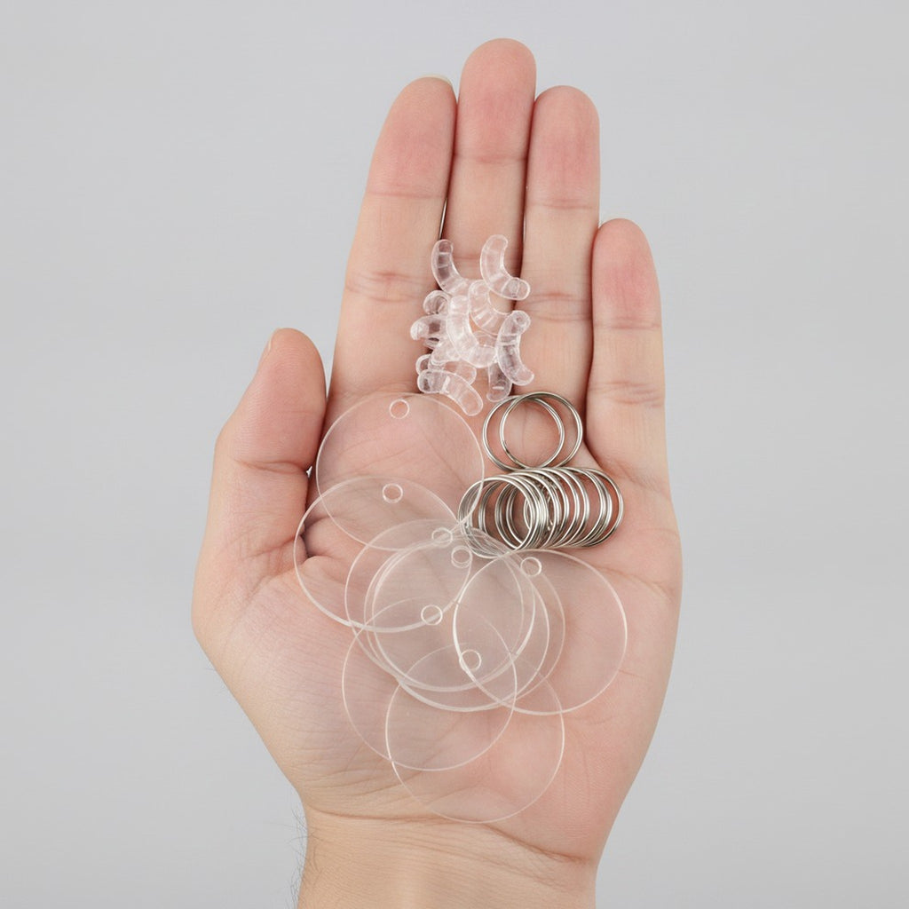 Clear Acrylic Keychain Making Kit – apparel accessories (view 3)