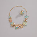 Ocean Charm Necklace & Earrings Set – jewelry (view 1)