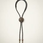 Antique Dragon Medallion Braided Bolo Tie – apparel accessories (view 1)