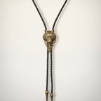 Vintage Wolf Head Bolo Tie Necklace – apparel accessories (view 1)