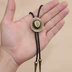 Western Style Cowboy Hat Bolo Tie – jewelry (view 3)